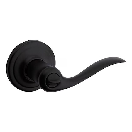 Kwikset Kwikset: Tustin Entry Lever with Round Rose / Iron Black  / with SmartKey Technology KWS-740TNL-RDT-SMT-514